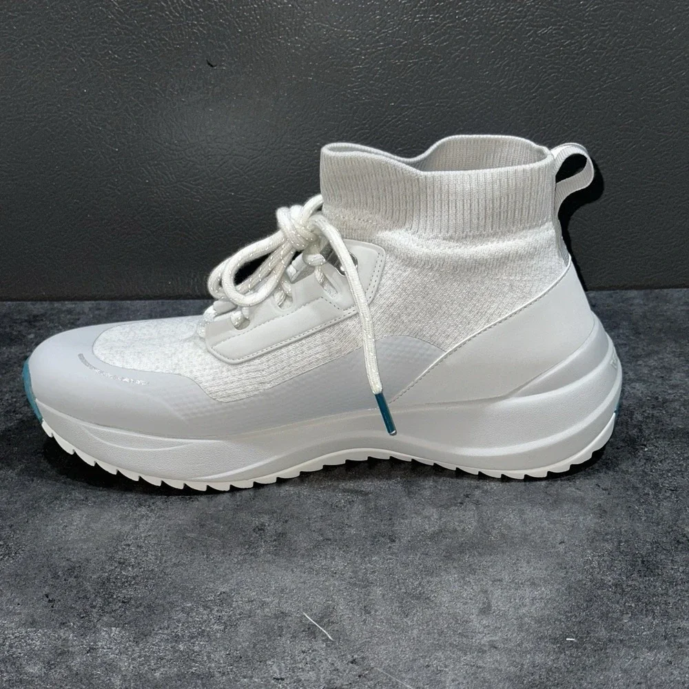 Vessi Cloudburst High Top Womens Size 9 Waterproof Sneakers Hiking Frost White - Picture 6 of 11